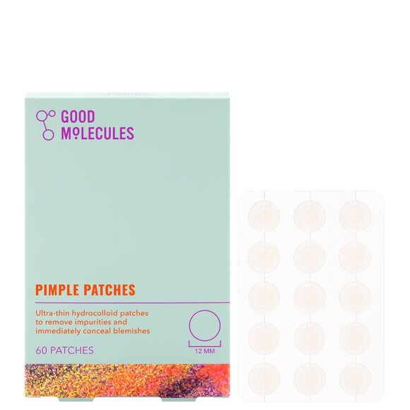 Hydrocolloid Acne Patches - 60 Count, Ultra-Thin Treatment for All Skin Types - Picture 1 of 9